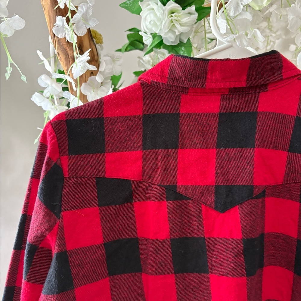 Stetson Red and Black Checkered Shirt 🤠 - Picture 6 of 6